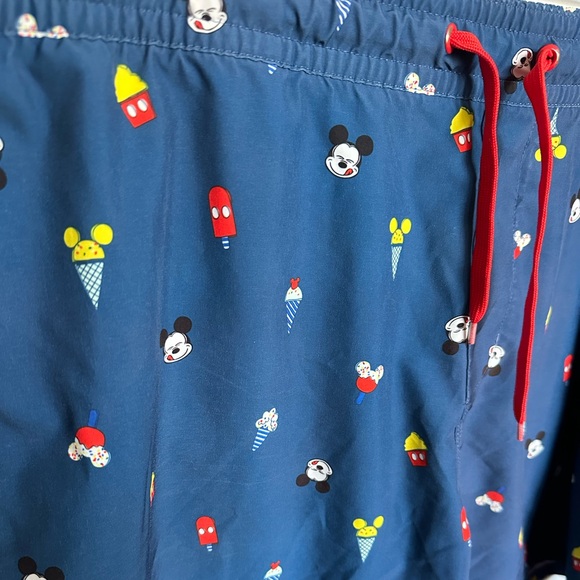 COPY - Disney Swim Trunks Shorts Lined Mickey Mouse Ice Cream Drawstring XL - Picture 2 of 4